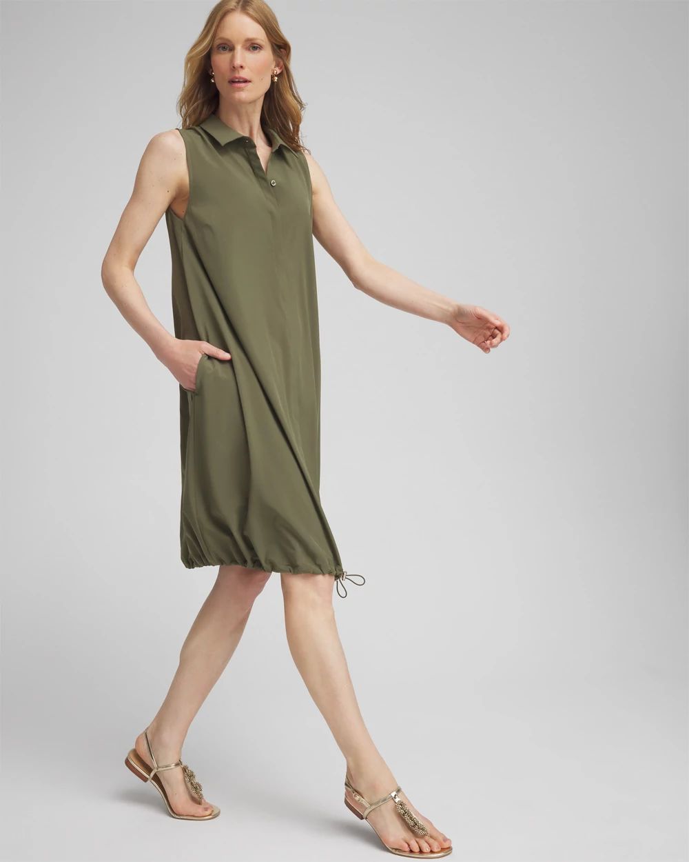 Zenergy® UPF Sleeveless Bungee Dress | Chico's